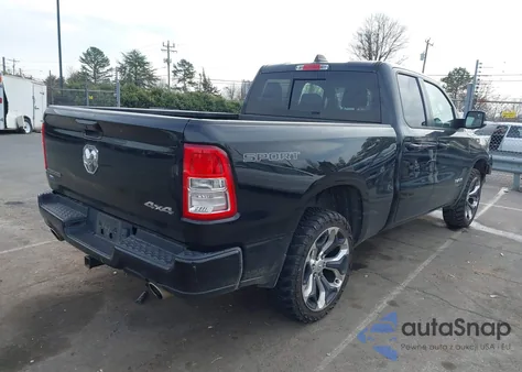 2021 Ram 1500 Big Horn 4X4 6'4 Box из США, поврежденный, VIN 1C6SRFBT2MN823635